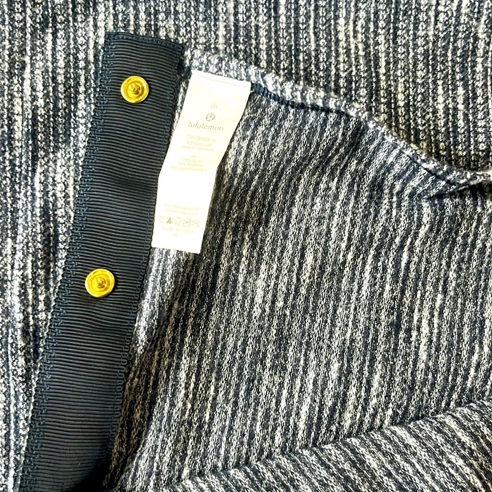 Lululemon Vinyasa Scarf *Rulu Coco Pique True Navy Heathered True Navy